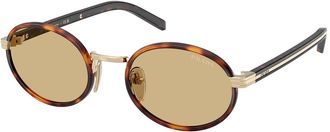 Prada PR B56S 21E10R Womens Sunglasses Tortoiseshell Size 52
