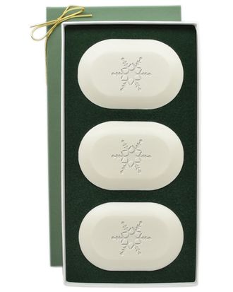Carved Solutions Original Trio Snowflake 3pc Soap Set
