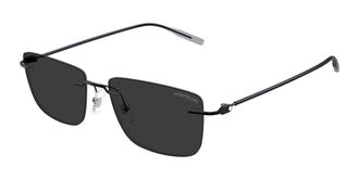 Montblanc MB0429S 001 Mens Sunglasses Black Size 56