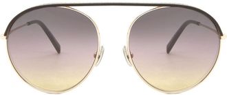 Tod's TO0273 28C Womens Sunglasses Gold Size 58