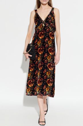 R13 Floral Print Dress, Womens, Multicolour