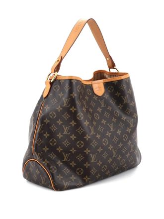 Louis Vuitton Borsa passepartout Delightful MM in tela con monogramma - Marrone