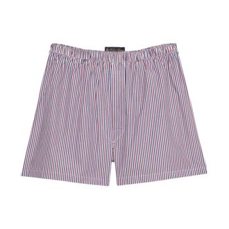 Brooks Brothers Boxer a Righe in Cotone - - Underwear - Uomo - Rosso - S