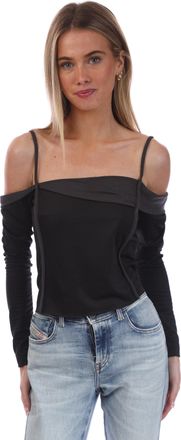 Diesel T-Draper Top in zwart voor dames