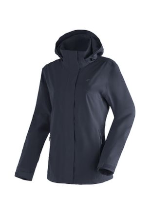 Maier Sports Regenjacke MAIER SPORTS Metor rec W, Damen, Gr. 18, blau (dunkelblau), 100% Polyester, Jacken Regenjacke, Damen Jacke mit Kapuze, Windjacke wasserdich