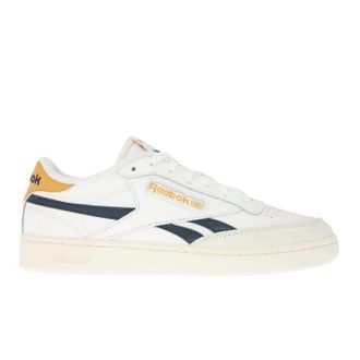 Reebok Heren Club C Revenge Flat Sportschoenen (Wit, Marine)