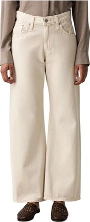 Levi's Baggy Dad Lasso - Dames - Loose Fit Jeans - Beige - W29 L31 - Katoen - Jeans