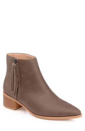 Journee Collection Comfort Foam Sadiya Bootie in Brown at Nordstrom Rack, Size 11