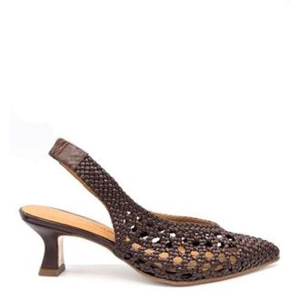 Pedro Miralles D&eacute;collet&eacute; slingback - female - Pedro Miralles - Pumps - Brown - 5 UK - Shoes
