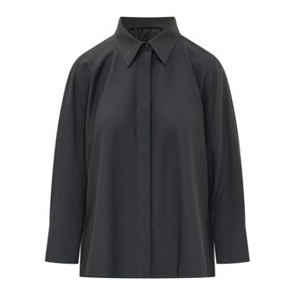 Fabiana Filippi Shirts, female, Blue, Size: S Collared Shirt