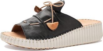 Spring Step Nevelle Womens Sandals Black : EU 42 (US Womens 10.5-11) M, Leather