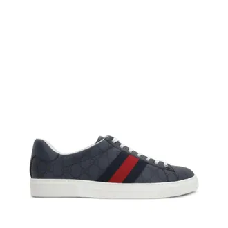 Gucci Sneakers, male, Blue, Size: 11 1/2 US Ace Sneaker