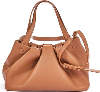 Themoir&egrave; Beige Vegan Leren Handtas Athena - Dames - Schoudertassen - Beige - ONE Size - Tassen