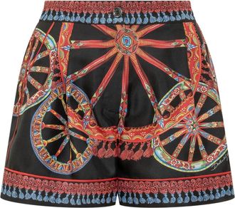 Dolce & Gabbana Shorts - Dames - Korte Broeken - Veelkleurig - S - Leer - Korte Broeken
