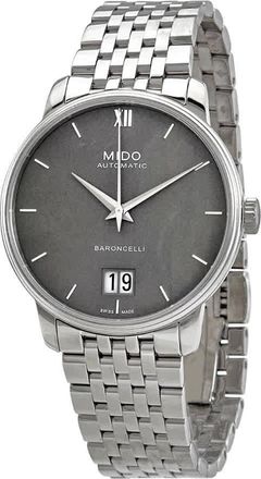 Mido Baroncelli III Automatic Anthracite Dial Mens Watch M0274261108800