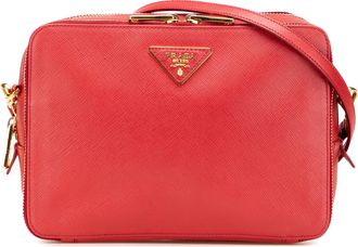 Prada Pre-owned Womens Camera Shoulder Bag - Poppy Leather - One Size