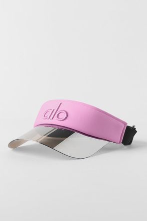 Alo | Airlift Solar Visor Hat in Candy Heart Pink