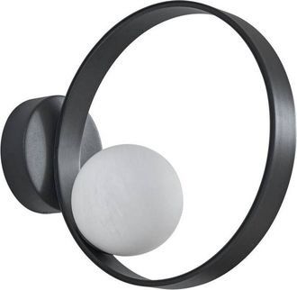 Lucande L&aacute;mpara De Pared Led luneo En Negro Metal - Lucande