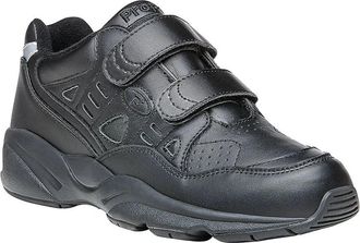 Prop&eacute;t Stability Walker W2035 Black Leather Walking Shoes ZAP736