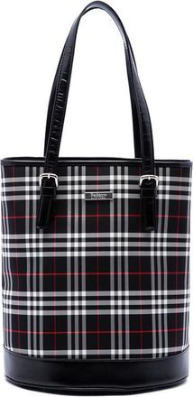 Burberry Pre-owned Burberry House Check Canvas Bucket Bag Ladies BS04VN5ZYW1W10LU