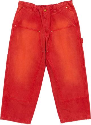 Willy Chavarria Workwear Toluca broek - Rood