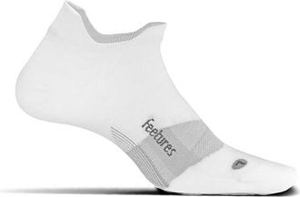 Feetures Merino 10 Cushion No Show Tab No Show Socks Shoes White 1 : MD (US Mens Shoe 6-8.5 - Womens Shoe 7-9.5), Wool/Tencel/Spandex