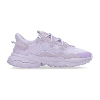 adidas Paarse Tint Lage Sneaker met Tubulaire Ondersteuning - Dames - Hardloopschoenen - Paars - 36 2/3 EU - Leer - Fitness
