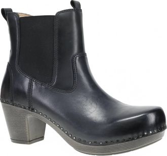 Dansko Womens Shayna Heeled Boot In Black