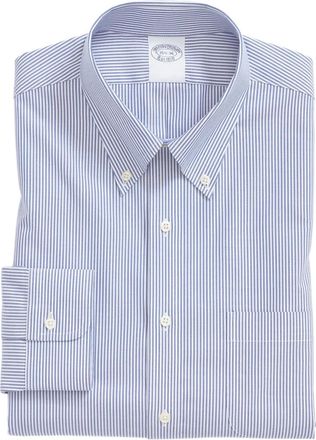 Brooks Brothers Camicia Oxford a righe - Blu
