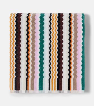 Missoni Aura Zigzag cotton terry bath towel