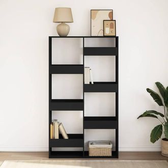Berkfield Home Classic Bookcase Black 100x33x175 cm Engineered Wood | Size: 100 x 33 x 175 cm