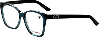 Karl Lagerfeld Womens 54 mm Blue Opticals