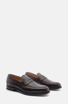 Scarosso Stefano Loafers in Brown - Calf at Nordstrom, Size 42.5