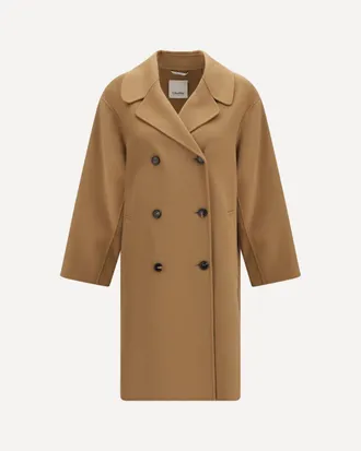 Max Mara Magnolia double-breasted virgin wool Coat Female 40