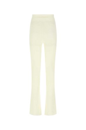 ADĀMO Andrea Adamo Womens Ivory Stretch Viscose Blend Pant 0474 Pantaloni
