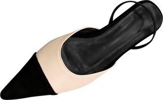 Generic Block Heel Court Shoes Size 3 Shoes Spring and Summer Heel Pointed Single Shoes Wedding Wedge Shoes for Women (White, 36)