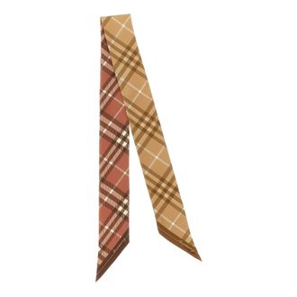 Burberry Pa&ntilde;uelo fino de seda con cuadros en contraste - Accessories - Mujer - Multicolor - ONE SIZE