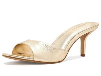 Steve Madden Kendrix Womens Sandals Gold Leather : 7.5 M, Synthetic