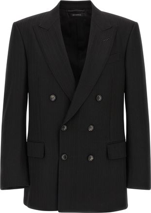 Tom Ford Satin Striped Blazer