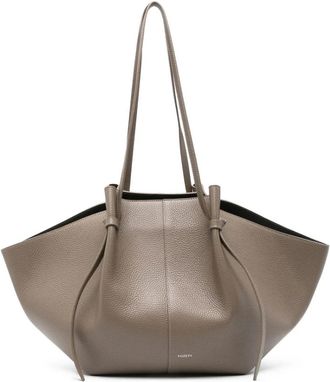 Yuzefi Large Mochi Tote - Dames - Schoudertassen - Bruin - ONE Size - Leer - Tassen