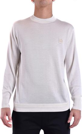 Neil Barrett Natural Knit Sweater With Ribbed Details