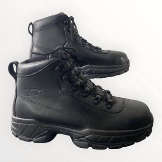 Red Wing Shoes Mens Metguard Leather Work Boots In Black