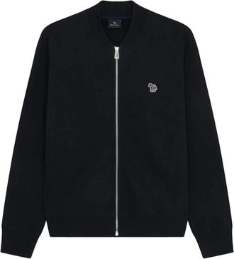 Paul Smith Zebra Zip Sweatshirt - Heren - Bomber jackets - Zwart - S - Katoen - Jassen
