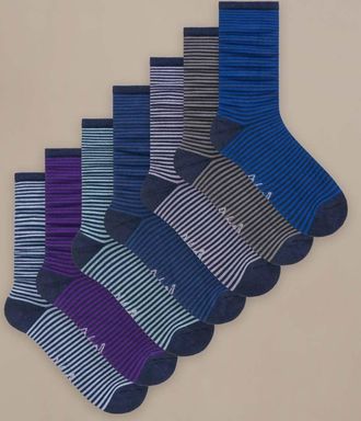 BAM Mens Every Day Of The Week Socks - 7 Pack - UK Size 12-14