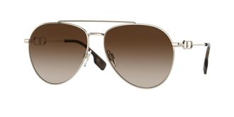 Burberry BE3128 CARMEN 110913 Womens Sunglasses Gold Size 58