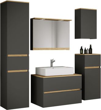 VCM Conjunto De Muebles De Ba&ntilde;o Con Lavabo Cosila-a 80 180x160x47 - Vcm