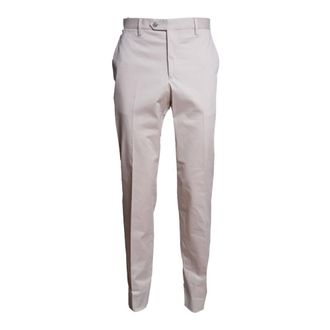 BRIGLIA 1949 Slim-fit Trousers, male, Beige, Size: L Chino Ventre Piatto