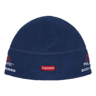 SUPREME FW25 Polartec Sport Beanie Navy SUP-FW25-1101-NAV