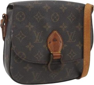 Louis Vuitton Pre-owned Vintage Canvas Cross Body Bag - Dames - Vintage Schoudertas - Bruin - ONE Size - Vintage