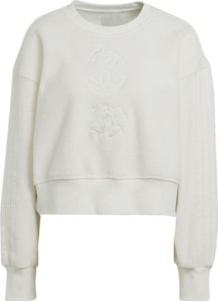 adidas (WMNS) adidas Originals Graphic Polar Fleece Sweatshirts White HM1608